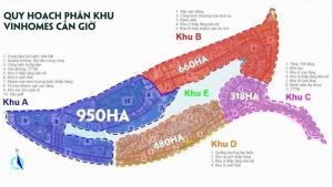 Mặt bằng bố trí các phân khu Vinhomes Green Paradise