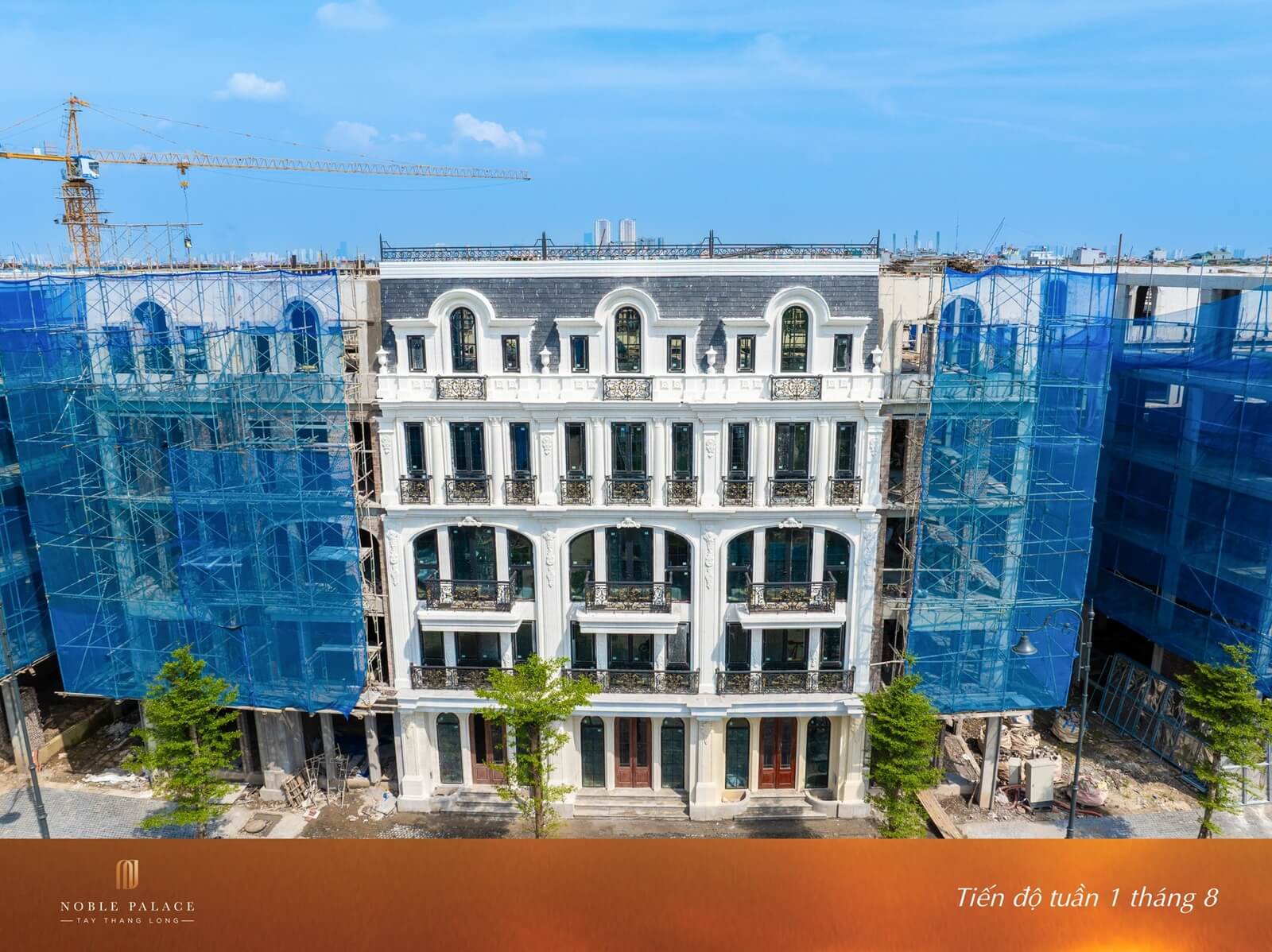 Hoàn Thiện Mặt Ngoài Noble Palace