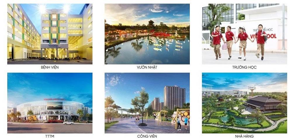 Đa dạng tiện ích nội khu có tại Vinhomes Hóc Môn